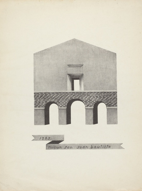 Digital Print - Mision San Juan Bautista by James Jones