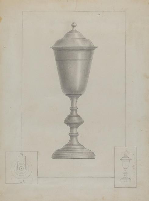 Digital Print - Pewter Chalice by Henry Meyers