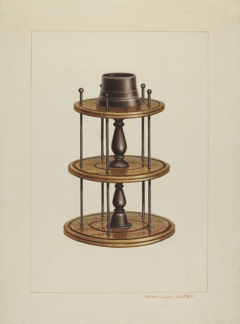 Digital Print - Spool Holder by Edward L. Loper