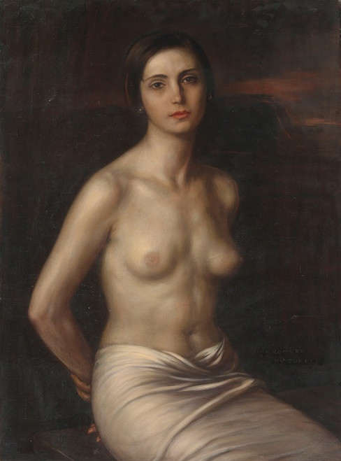 Digital Print - The slave by Julio Romero De Torres