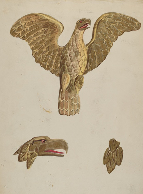 Digital Print - Gilt Eagle by James Vail