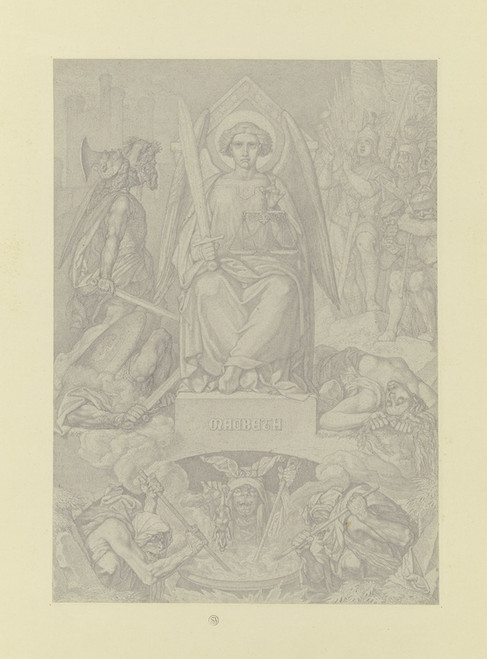 Digital Print - Title page for Macbeth by Ferdinand Fellner