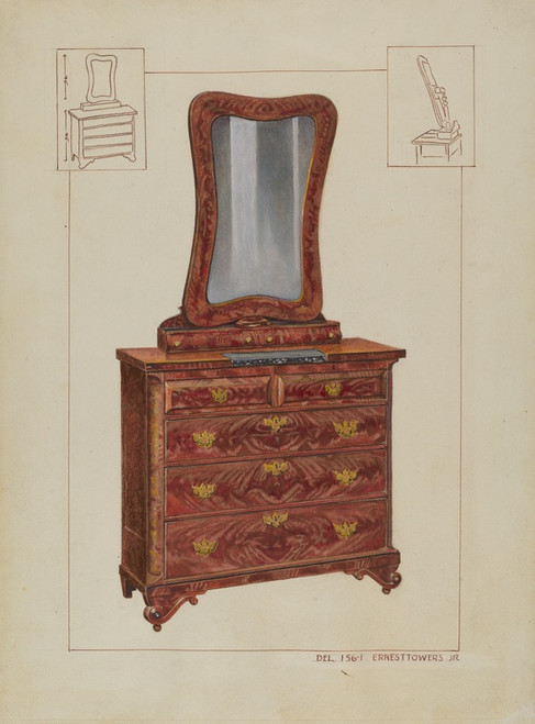 Digital Print - Bureau by Ernest A. Towers, Jr.