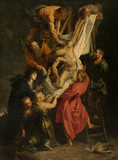 Digital Print - Descent from the Cross by Peter Paul Rubens