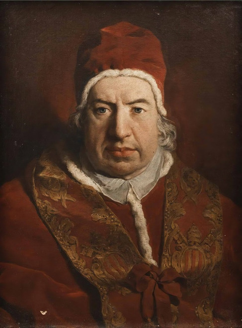 Digital Print - Portrait of Pope Benedict XIV by Pierre Subleyras