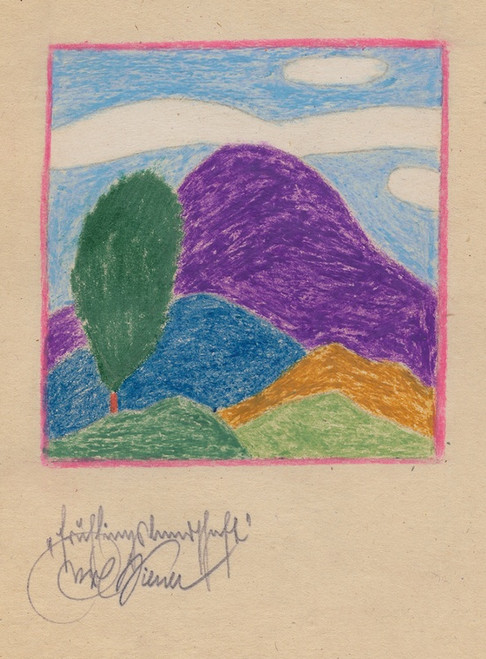 Digital Print - Frhlingslandschaft by Karl Wiener