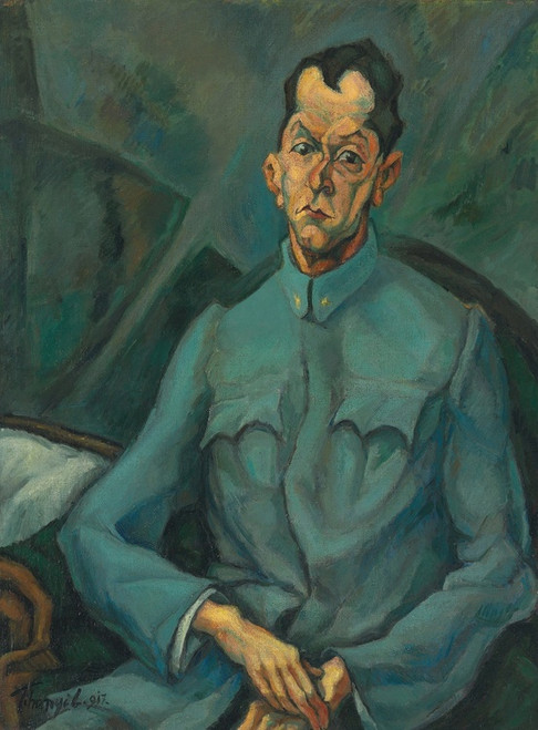 Digital Print - Portrait of Tersnszky Jzsi Jeno by Lajos Tihanyi