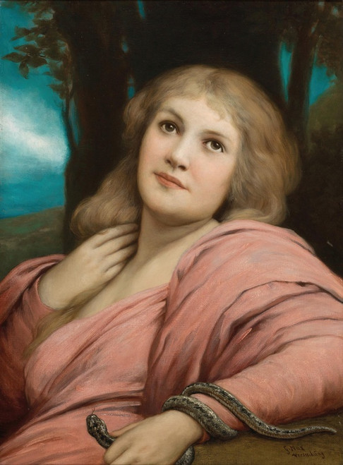 Digital Print - Temptation by Gabriel von Max