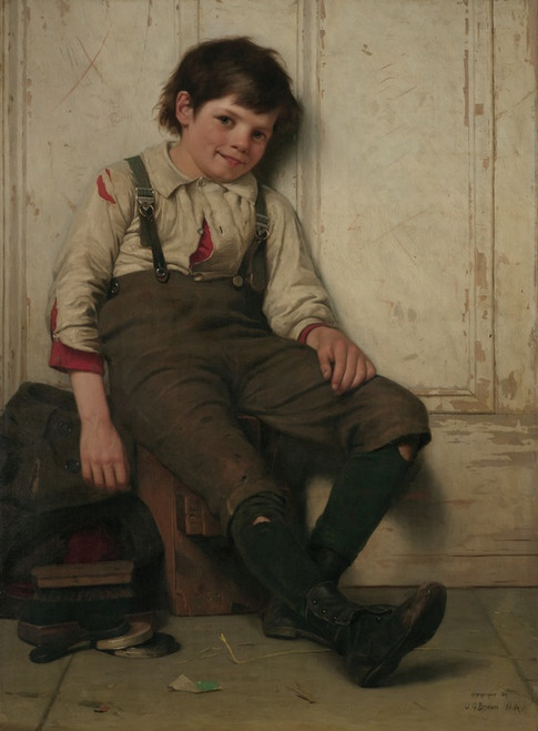 Digital Print - Lazy Bones by John George Brown