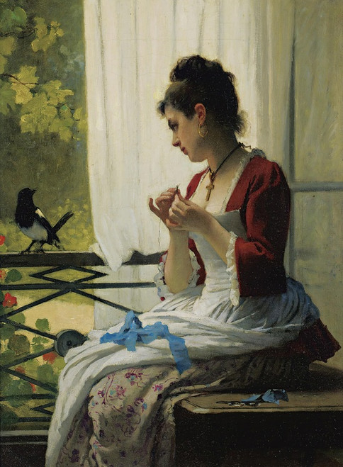 Digital Print - The Magpie by Joseph Caraud