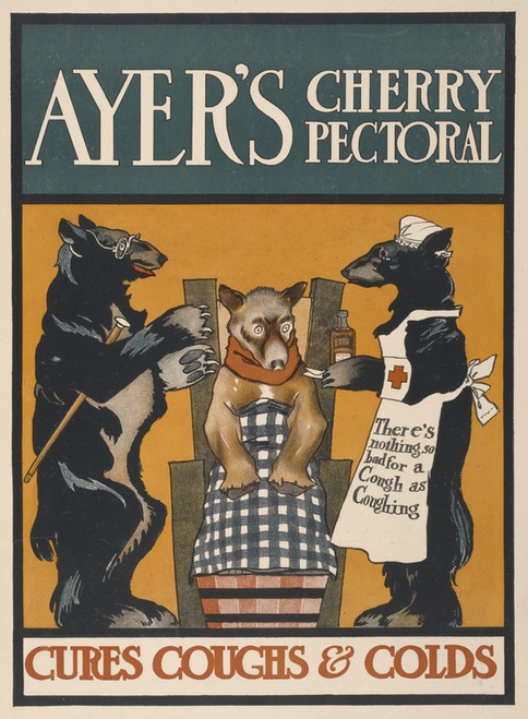 Digital Print - Ayer's Cherry Pectorials by Edward Penfield