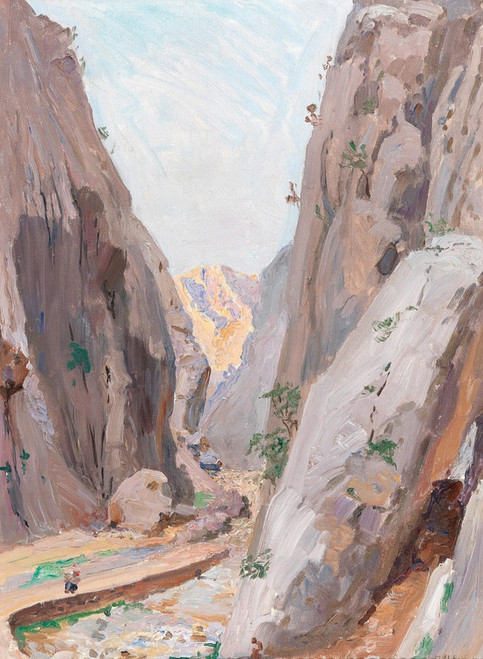 Digital Print - View of the Mountains Near Zadar by Menci Clement Crni