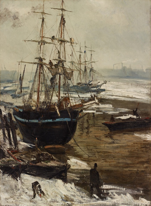 Digital Print - The Thames in Ice by James Abbott McNeill Whistler