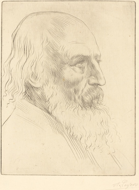 Digital Print - Lord A. Tennyson, 3rd plate by Alphonse Legros