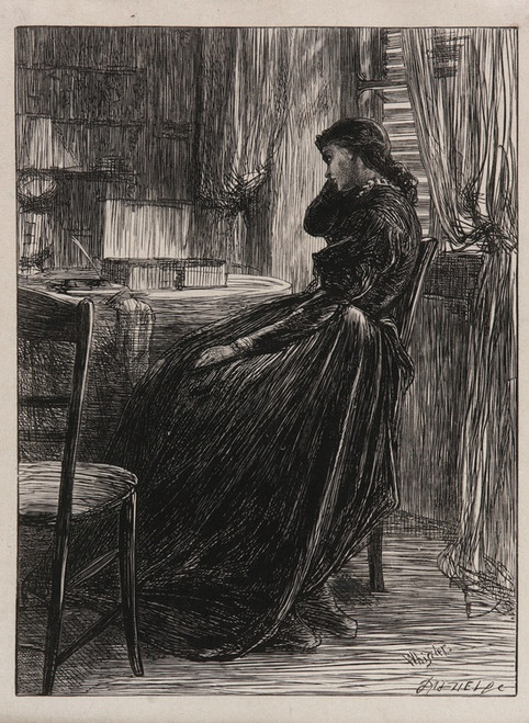 Digital Print - An Illustration to The Trial Sermon by James Abbott McNeill Whistler