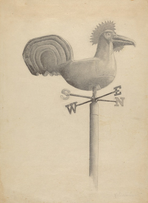 Digital Print - Weather Vane by Helen Hobart