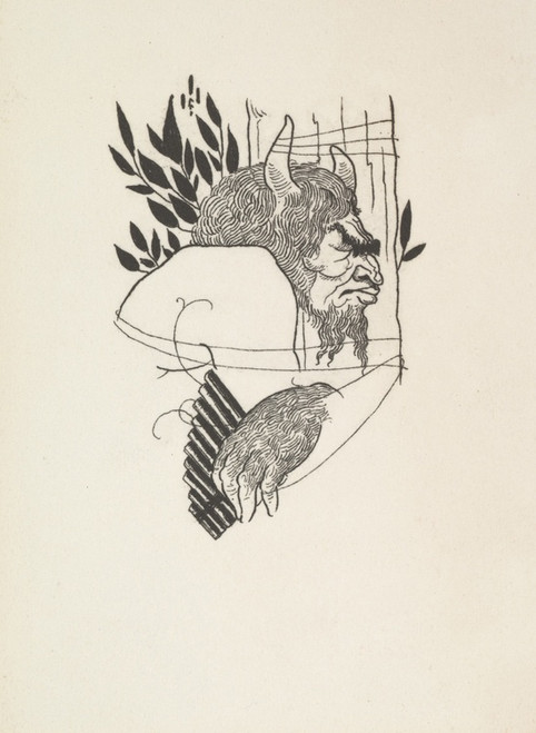 Digital Print - Grotesques by Aubrey Beardsley 7 by Aubrey Vincent Beardsley