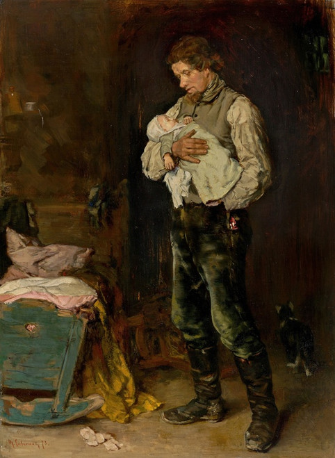 Digital Print - Der Witwer by Max Liebermann