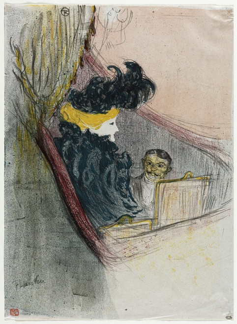 Digital Print - A Princely Idyl, Clara Ward by Henri de Toulouse-Lautrec