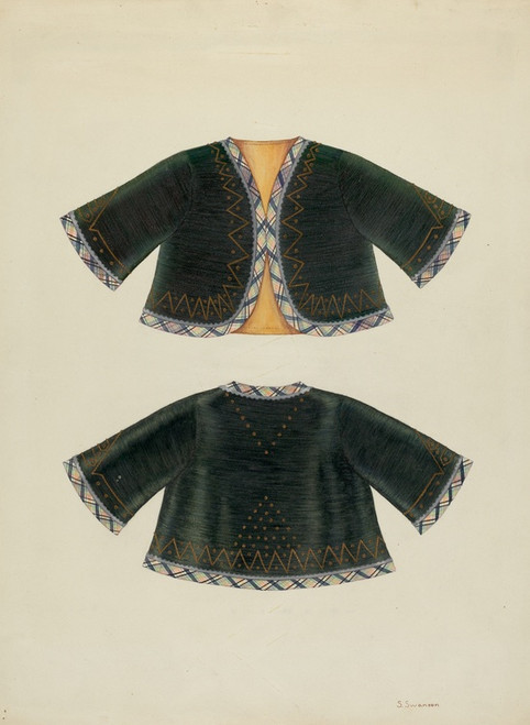 Digital Print - Lady's Bolero by Syrena Swanson