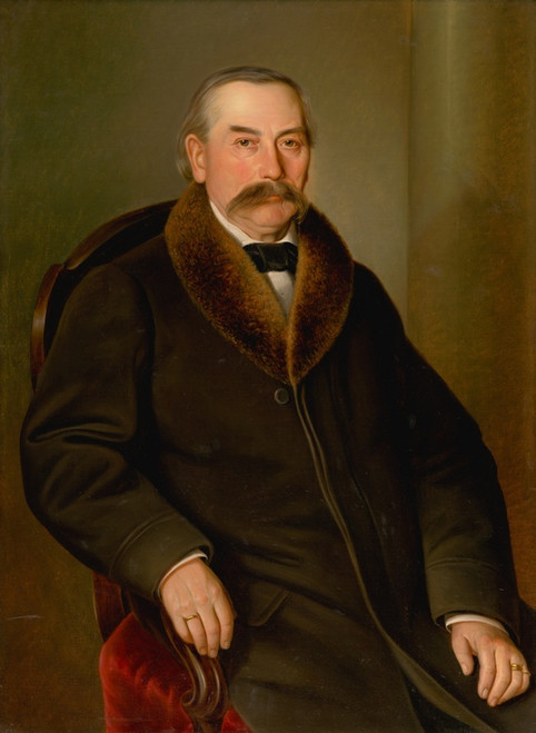 Digital Print - Portrait of a Man in Fur Coat by Peter Michal Boh