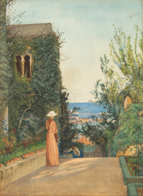 Digital Print - Bordighera by George Howard, 9th Earl Of Carlisle Digital Print - Bordighera by George Howard, 9th Earl Of Carlisle