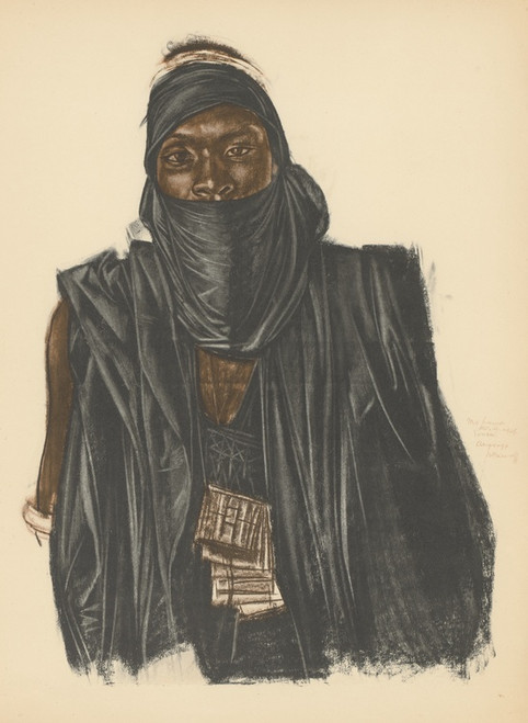 Digital Print - Dessins et peintures d'Afrique pl 1 by Alexandre Jacovleff