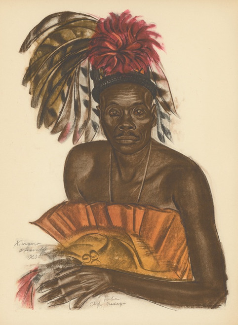 Digital Print - Dessins et peintures d'Afrique pl 30 by Alexandre Jacovleff