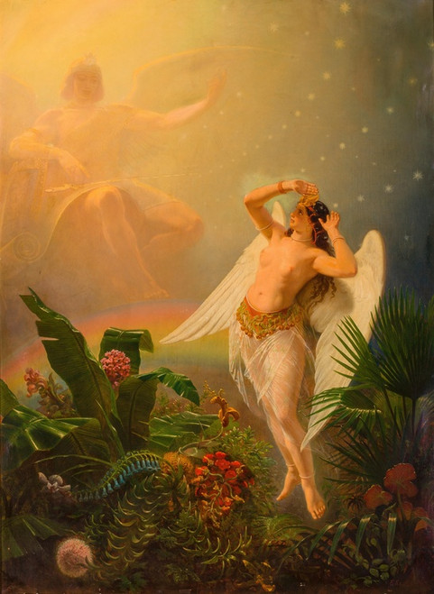 Digital Print - Paradise and the Peri by Emanuel Gottlieb Leutze