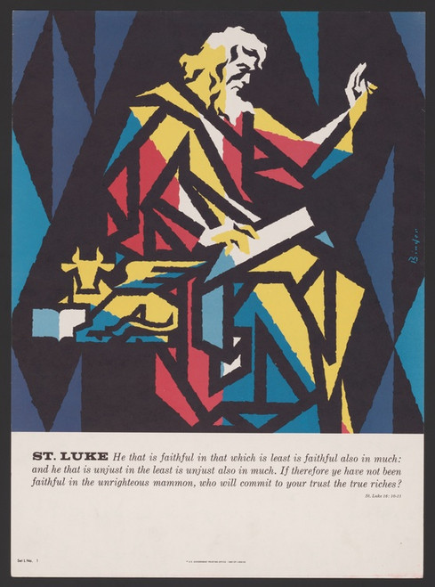 Digital Print - St. Luke by Joseph Binder Digital Print - St. Luke by Joseph Binder