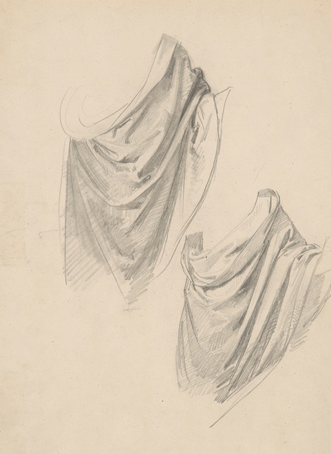 Digital Print - Study of Moses' robe to the painting 'Immaculate Conception of the Blessed Virgin Mary' by Jzef Simmler