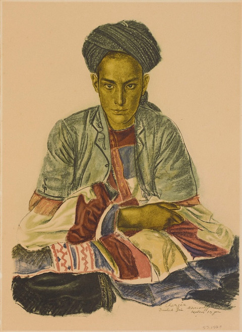 Digital Print - Cherzea, Fils dun Chef Nomade by Alexandre Jacovleff