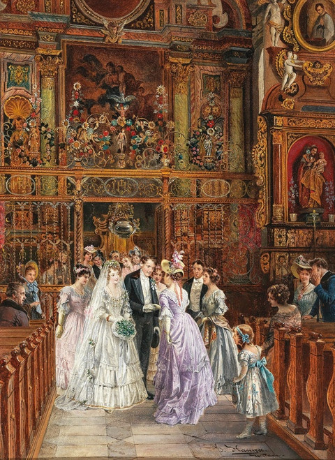 Digital Print - Glckwnsche nach der Hochzeit by Johann Hamza