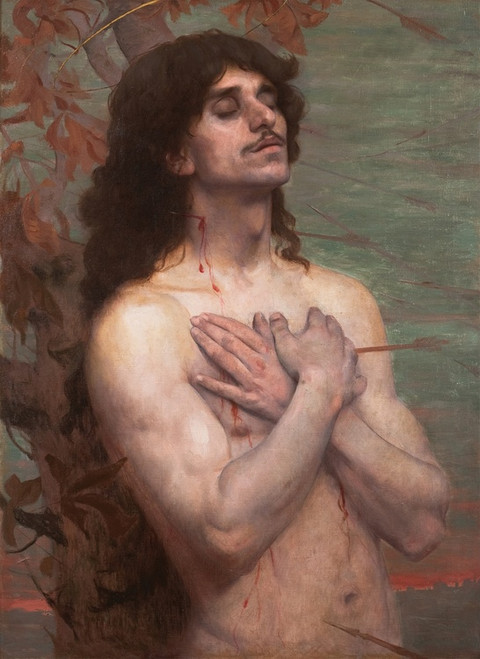 Digital Print - So Sebastio - Estudo para Recompensa de So Sebastio by Eliseu Visconti