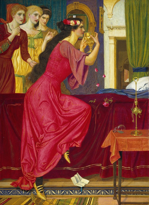 Digital Print - Sigismonda Drinking The Poison by Joseph Edward Southall