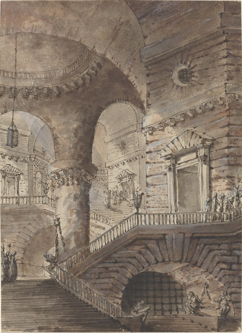 Digital Print - Roman Prison by French School
