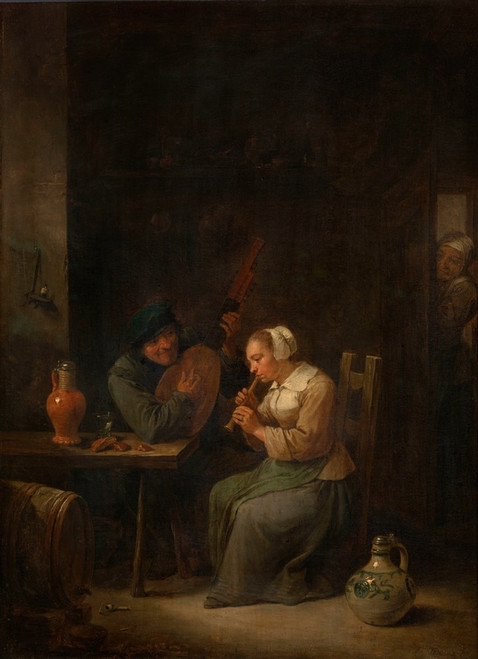Digital Print - Duet by David Teniers The Younger
