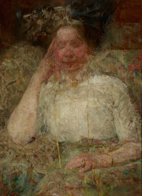 Digital Print - Portrait of a Woman by Olga Boznanska