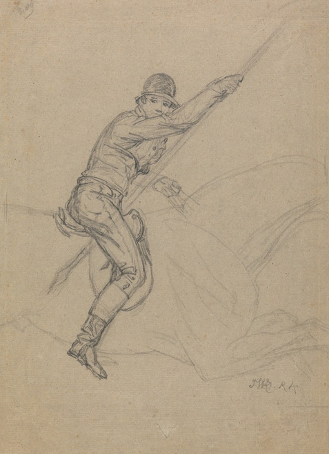 Digital Print - Sir Charles Blunt Hunting the Boar and Escaping From the Tiger by James Ward