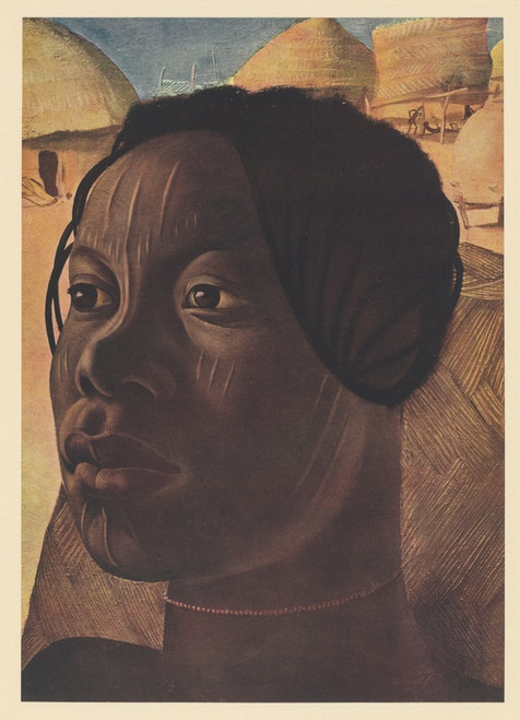 Digital Print - Dessins et peintures d'Afrique pl 31 by Alexandre Jacovleff