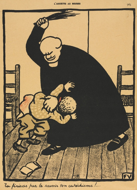 Digital Print - Crimes And Punishments; You'll learn... by Flix Vallotton