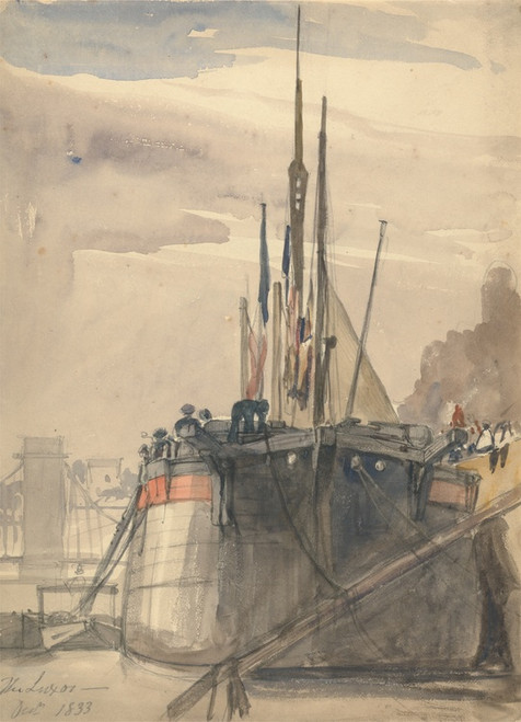 Digital Print - The Luxor, Paris, December 1833 by William Callow