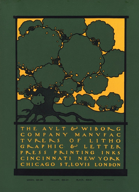 Digital Print - Ault and Wiborg, Ad. 128 by Will Bradley