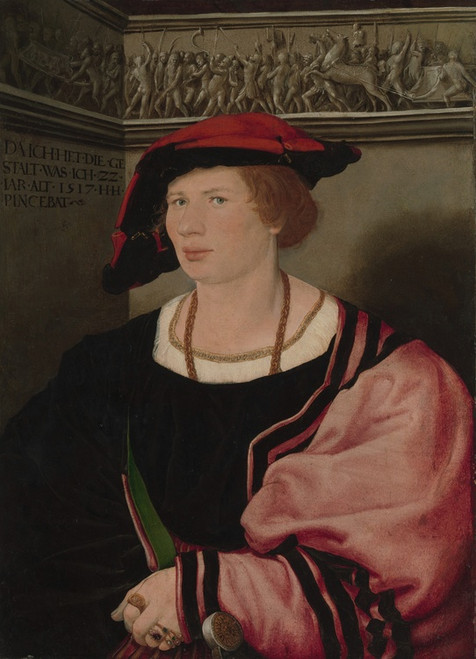 Digital Print - Benedikt von Hertenstein (born about 1495, died 1522) by Hans Holbein The Younger