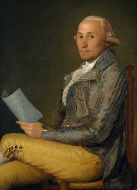 Digital Print - Sebastin Martnez y Prez (17471800) by Francisco de Goya