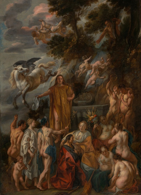 Digital Print - Allegory of the Poet by Jacob Jordaens