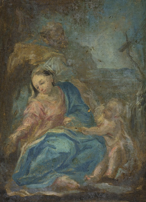 Digital Print - Rest on the Flight into Egypt by Federico Barocci