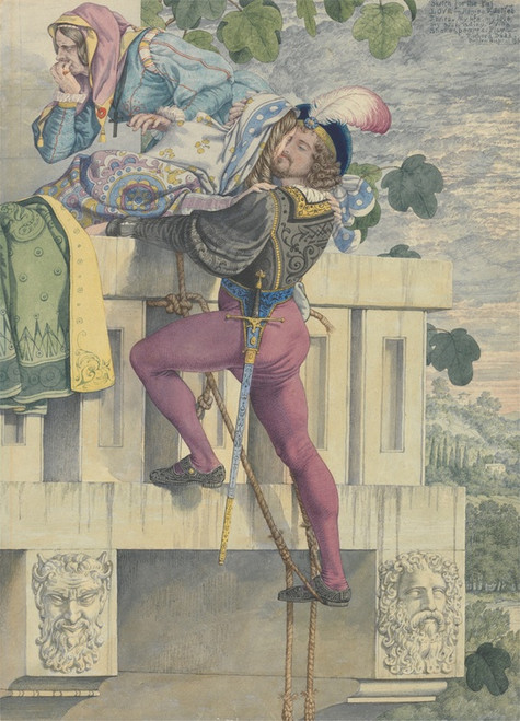 Digital Print - Sketch for the Passions; Love by Richard Dadd