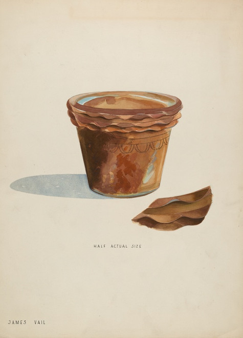 Digital Print - Flower Pot by James Vail