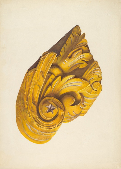Digital Print - Ship's Billethead from Richard S. Leaming by Frances Cohen